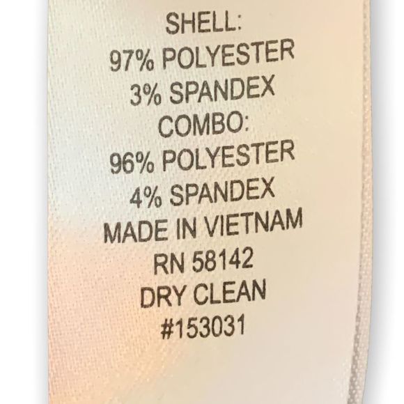 London Style Black Red Floral Sleeveless Dress 8P (K-023) - Picture 7 of 7